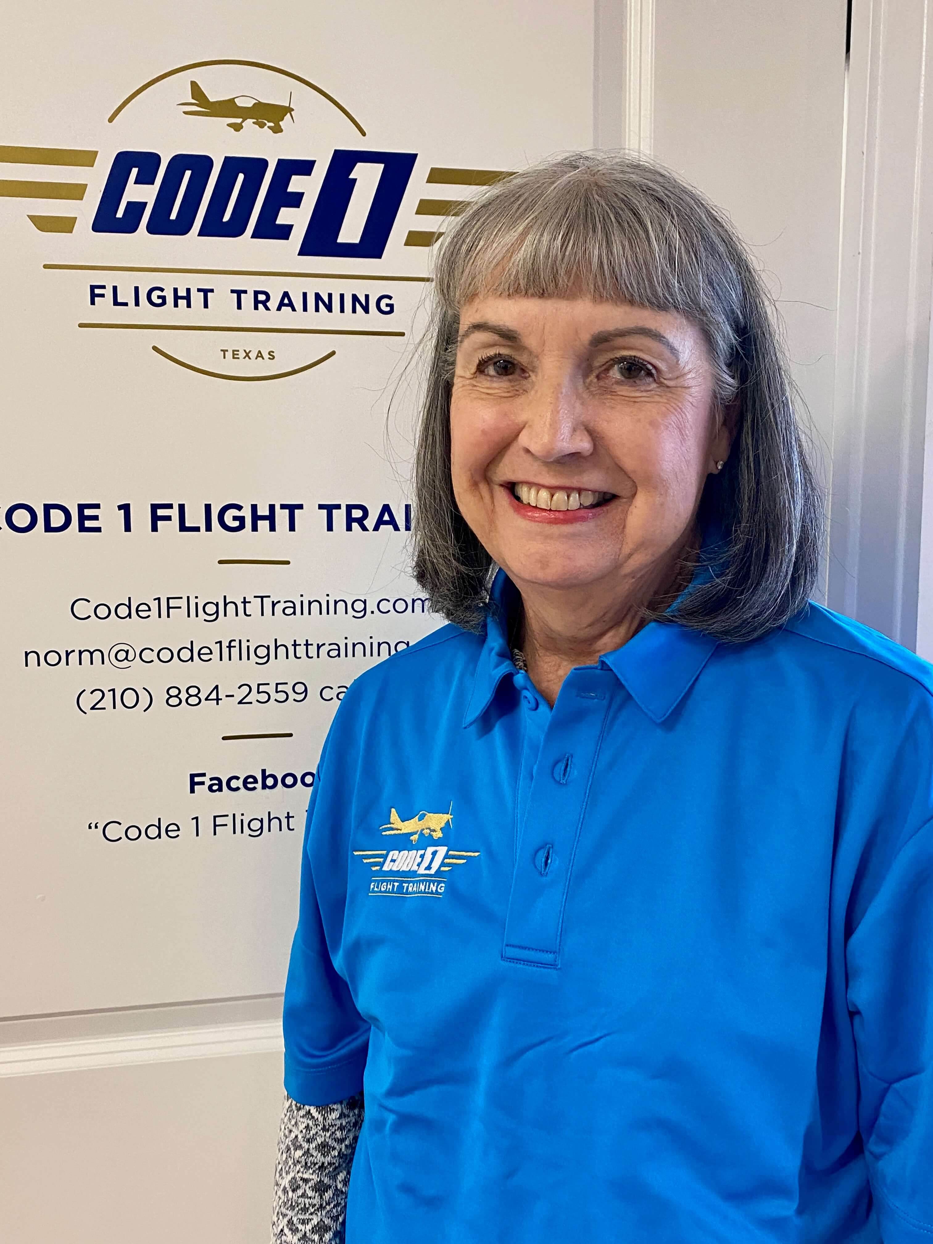 Code 1 Flight Training CFO Carol Rathje
