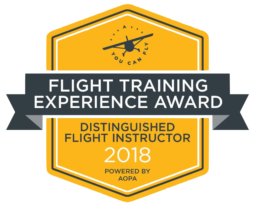 AOPA Awarded Norm Rathje "Distinguished Flight Instructor" for 2018